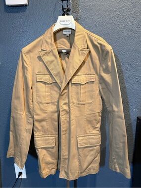 Dries Van Noten Tan Field Jacket with Four Utility Pockets